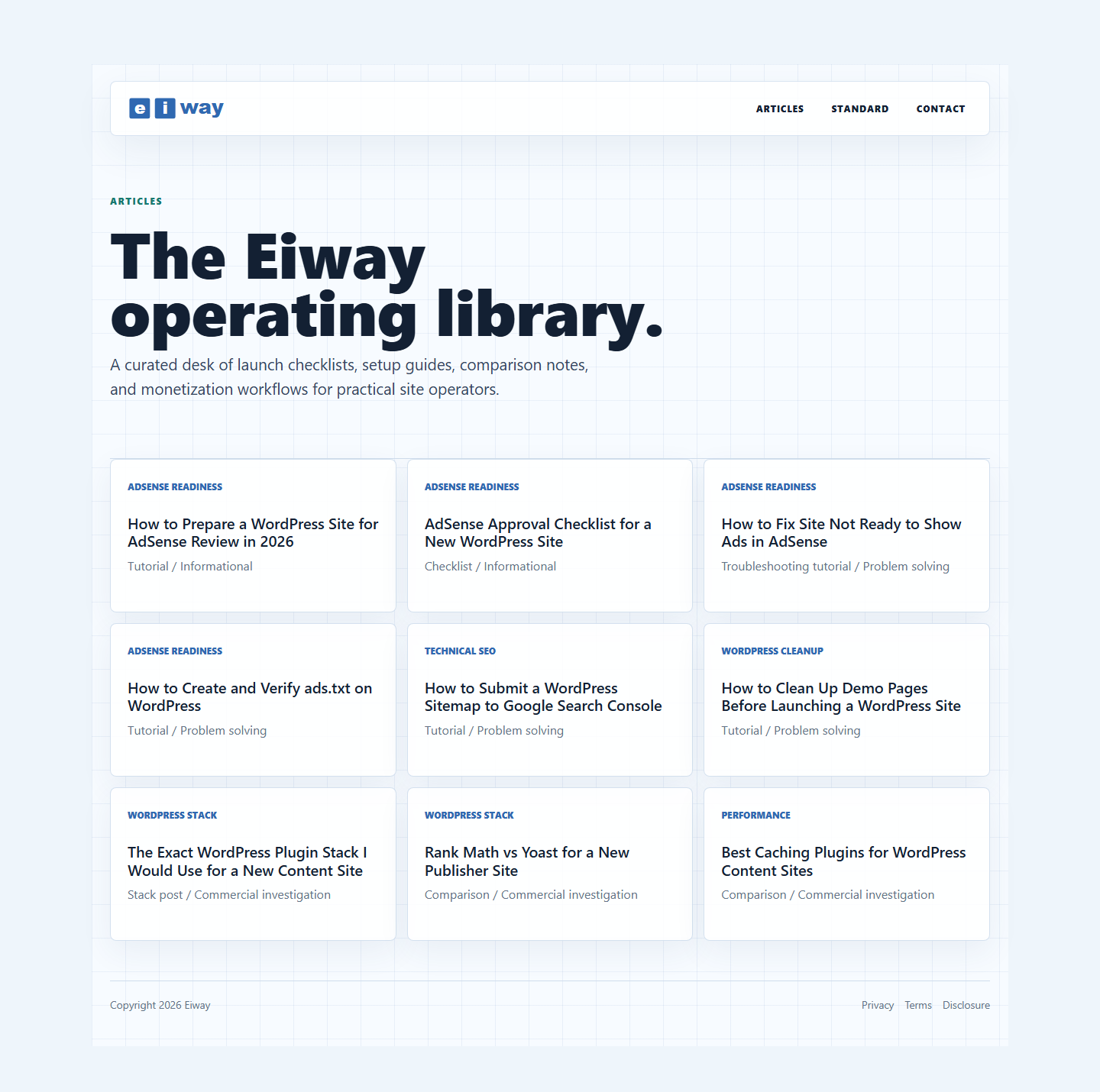 Eiway two guides live proof